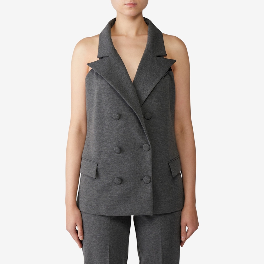 Image 125252_ALTMORE3.jpg, Product 125-252 / Price $114.99, Charlie Paige Ponte Halter Vest from Charlie Paige on TSC.ca's Fashion department