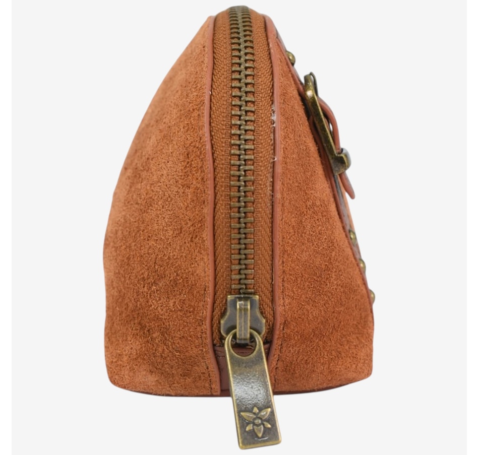 Image 125337_ALTMORE5.jpg, Product 125-337 / Price $82.00, Anuschka Heritage Leather Zippered Cosmetic Pouch from Anuschka Handbags on TSC.ca's Beauty department