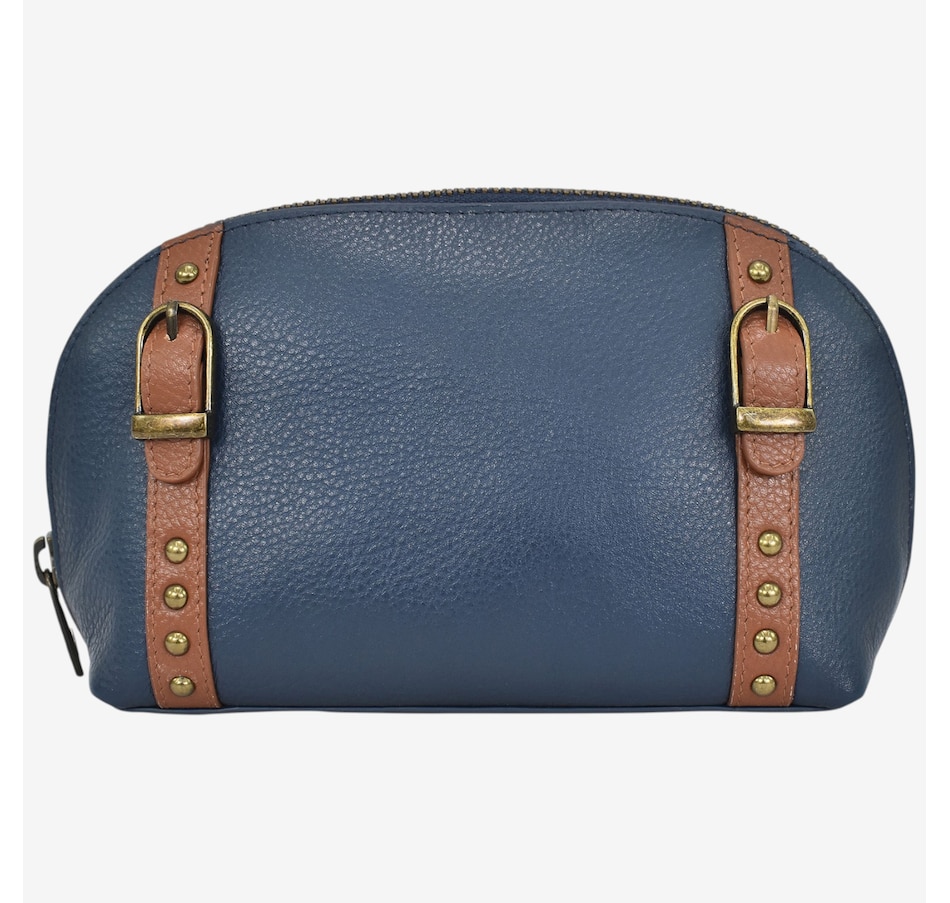 Image 125337_HERDM.jpg, Product 125-337 / Price $82.00, Anuschka Heritage Leather Zippered Cosmetic Pouch from Anuschka Handbags on TSC.ca's Beauty department