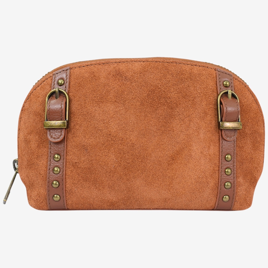Image 125337_SUETN.jpg, Product 125-337 / Price $82.00, Anuschka Heritage Leather Zippered Cosmetic Pouch from Anuschka Handbags on TSC.ca's Beauty department