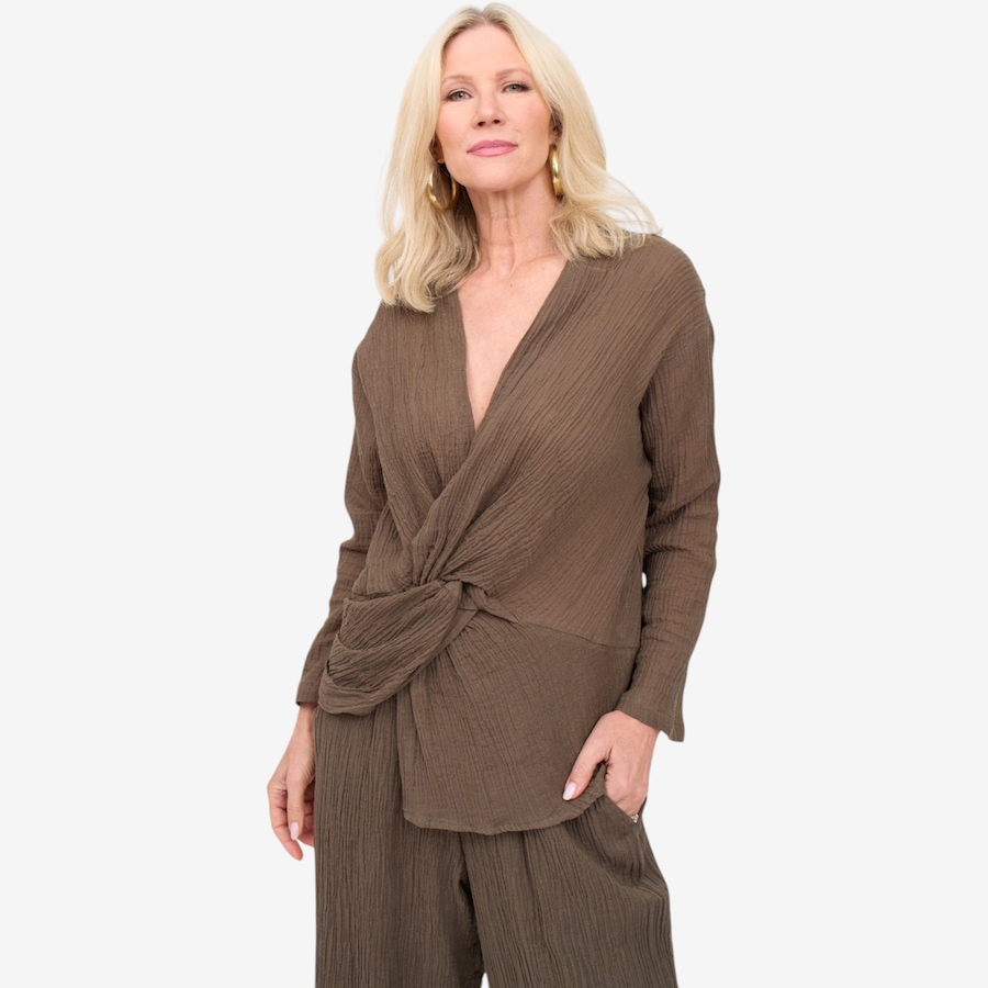 Image 125666_OLI.jpg, Product 125-666 / Price $90.88, Brian Bailey Knot Detail Tunic with Cami from Brian Bailey on TSC.ca's Fashion department
