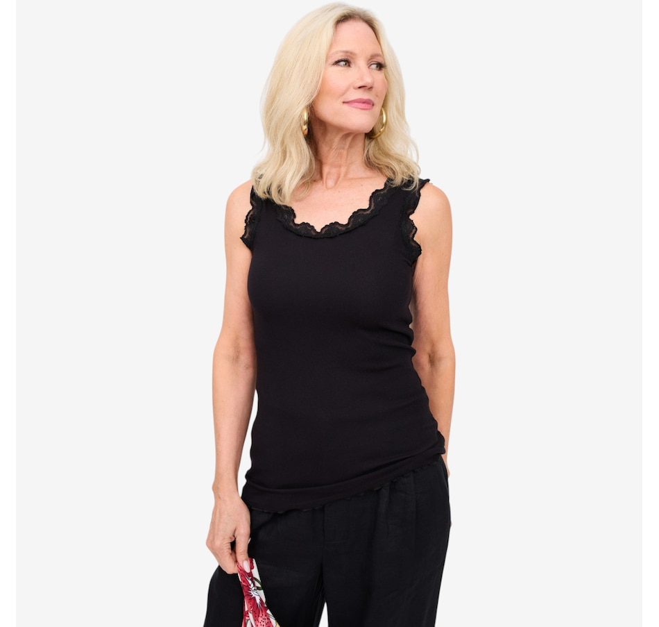 Image 125668_ALTMORE8.jpg, Product 125-668 / Price $59.99, Brian Bailey Lace Trim Tank Top from Brian Bailey on TSC.ca's Fashion department