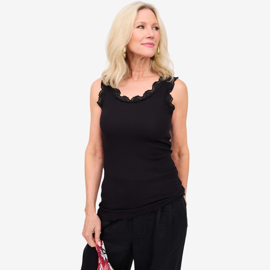 Image 125668_ALTMORE8.jpg, Product 125-668 / Price $80.00, Brian Bailey Lace Trim Tank Top from Brian Bailey on TSC.ca's Fashion department