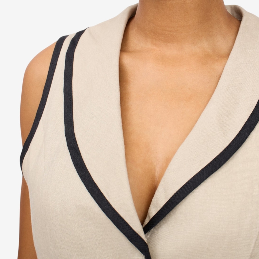 Image 125669_ALTMORE1.jpg, Product 125-669 / Price $69.88, Brian Bailey Linen Vest with Contrast Trim from Brian Bailey on TSC.ca's Fashion department