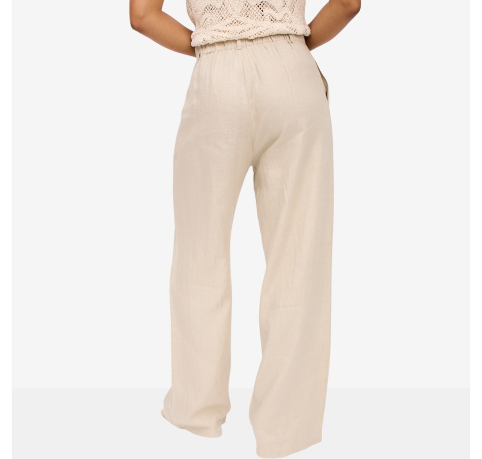 Image 125670_ALTMORE3.jpg, Product 125-670 / Price $135.00, Brian Bailey Wide Leg Linen Pant from Brian Bailey on TSC.ca's Fashion department