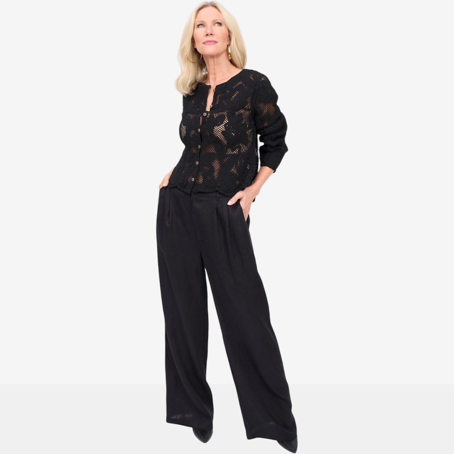 Image 125670_ALTMORE4.jpg, Product 125-670 / Price $79.88, Brian Bailey Wide Leg Linen Pant from Brian Bailey on TSC.ca's Fashion department