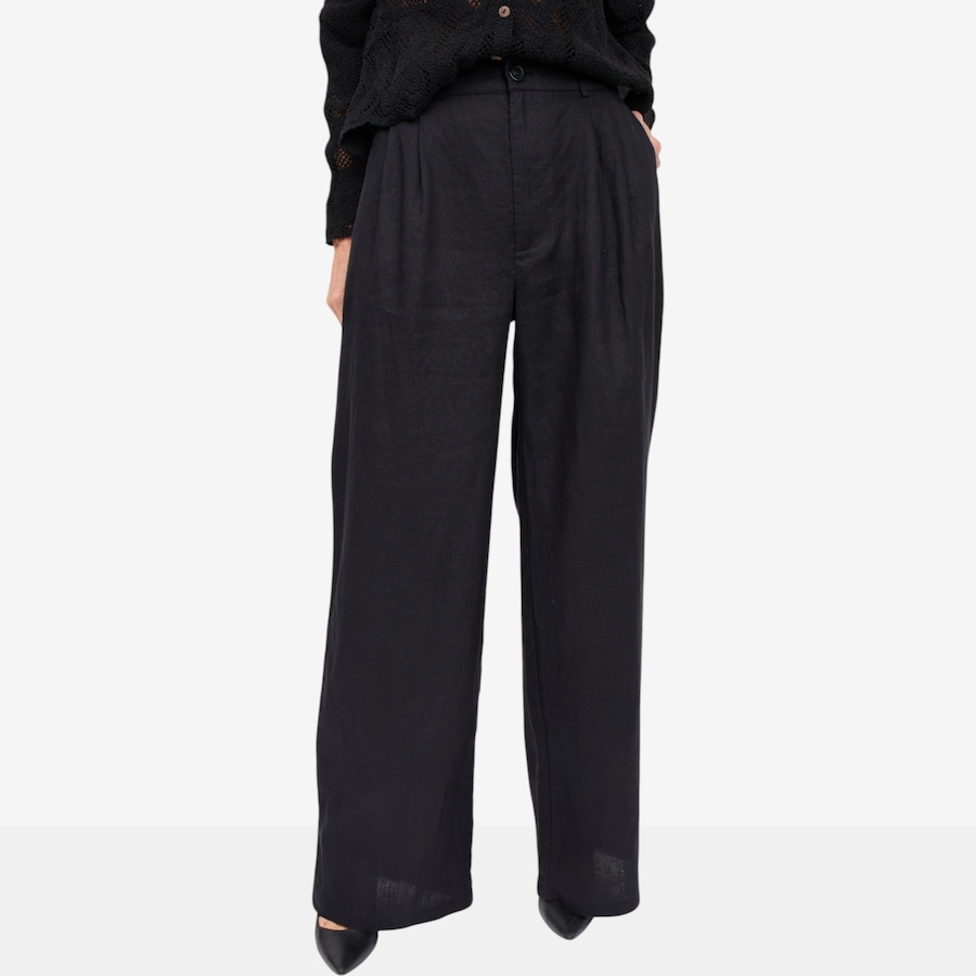 Image 125670_BLK.jpg, Product 125-670 / Price $79.88, Brian Bailey Wide Leg Linen Pant from Brian Bailey on TSC.ca's Fashion department