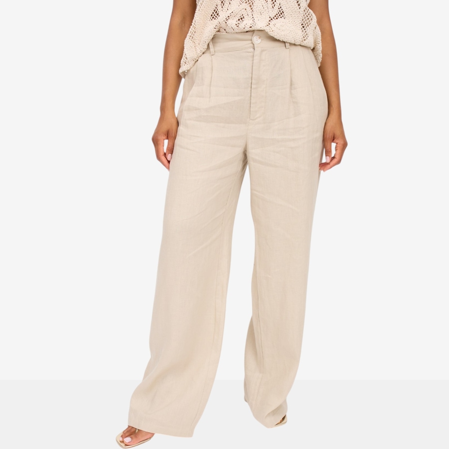Image 125670_NAT.jpg, Product 125-670 / Price $79.88, Brian Bailey Wide Leg Linen Pant from Brian Bailey on TSC.ca's Fashion department
