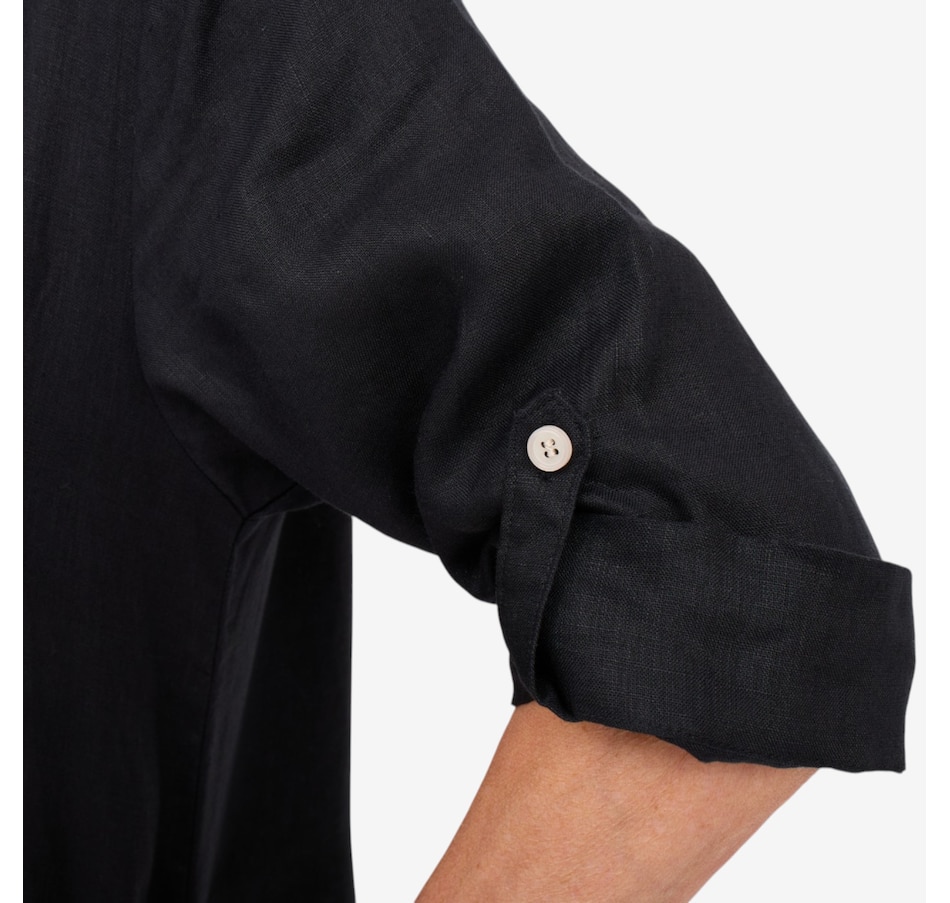 Image 125673_ALTMORE2.jpg, Product 125-673 / Price $179.99, Brian Bailey Linen Button Front Maxi Dress with Contrast Placket from Brian Bailey on TSC.ca's Fashion department