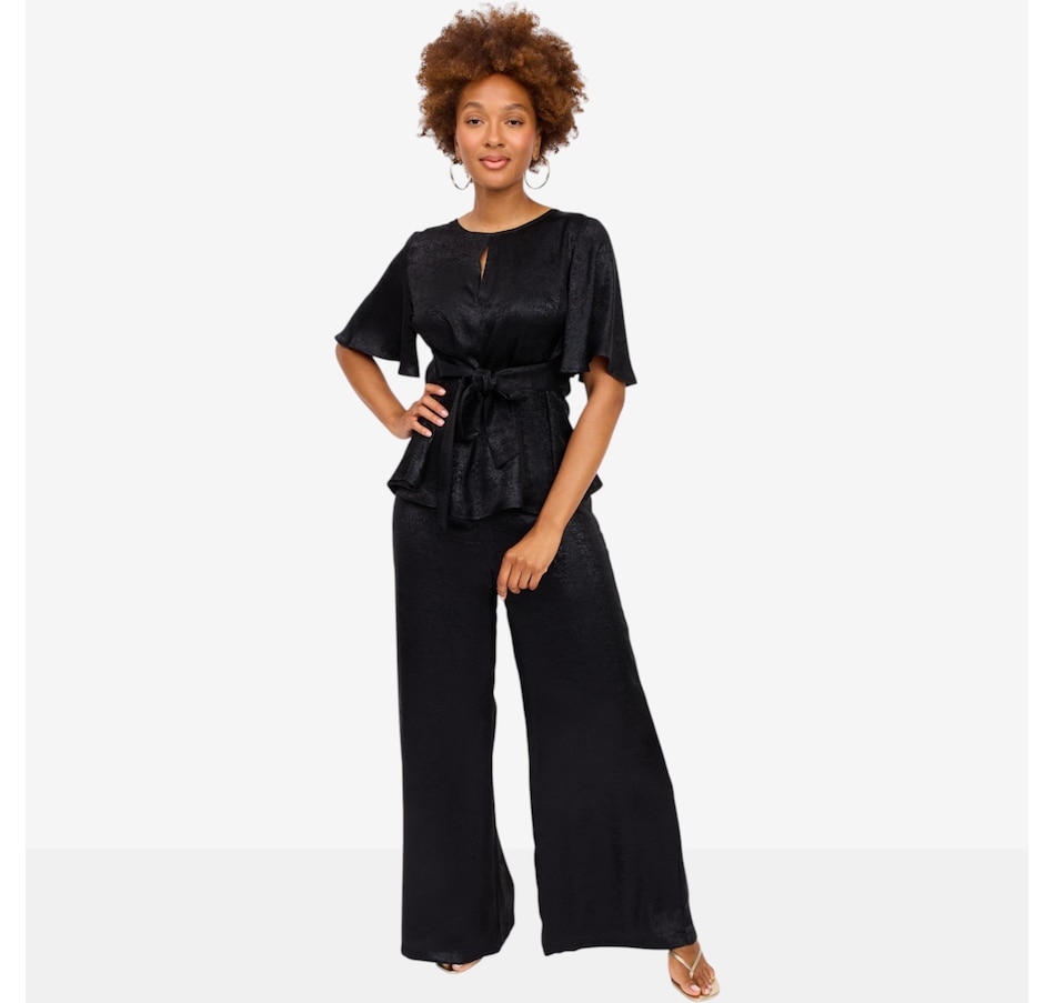 Image 125675_ALTMORE5.jpg, Product 125-675 / Price $120.00, Brian Bailey Flowy Metallic Pants from Brian Bailey on TSC.ca's Fashion department