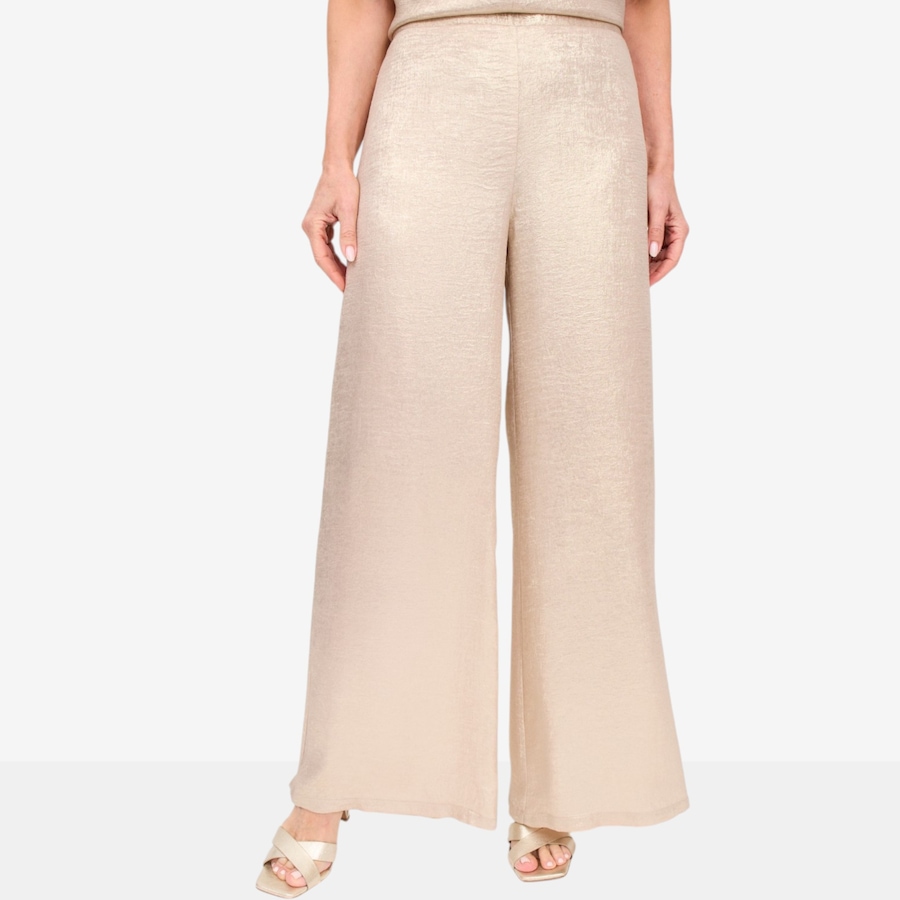 Image 125675_CHM.jpg, Product 125-675 / Price $130.00, Brian Bailey Flowy Metallic Pants from Brian Bailey on TSC.ca's Fashion department