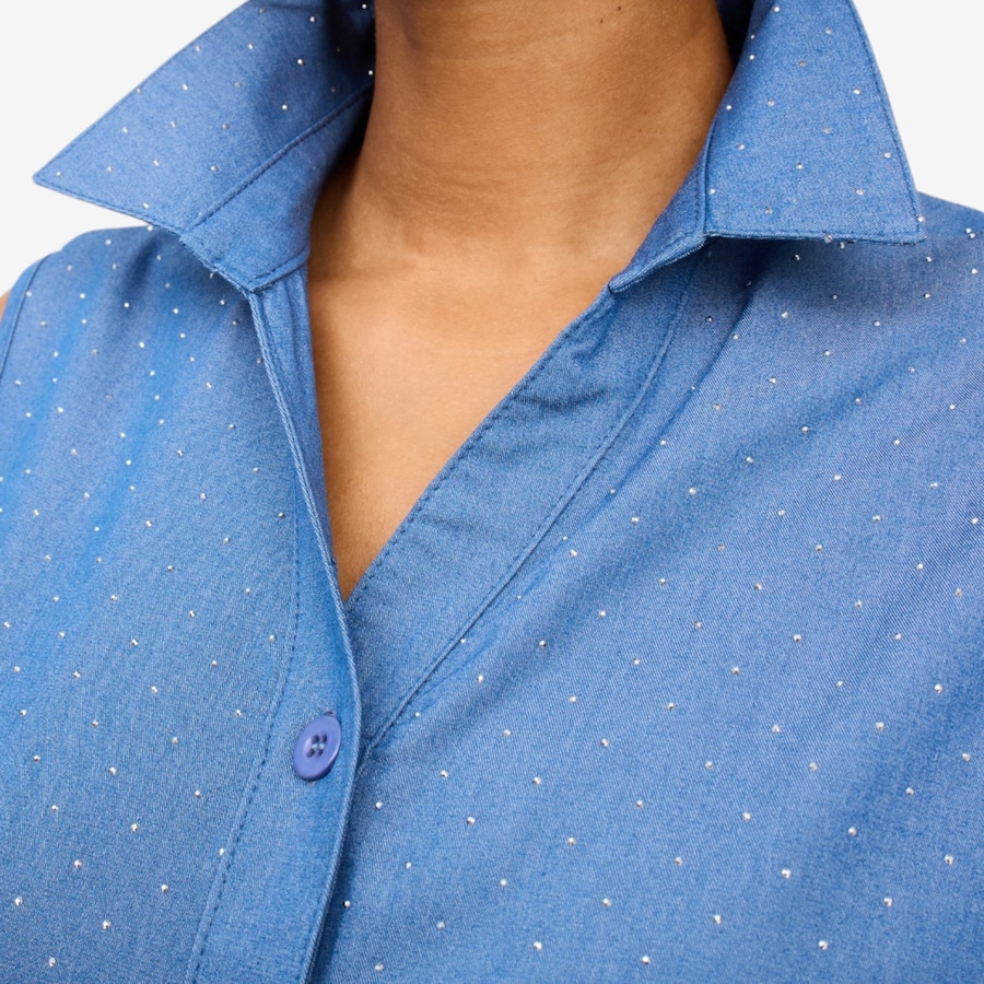 Image 125677_ALTMORE4.jpg, Product 125-677 / Price $80.00, Brian Bailey Sleeveless Button Down Shirt with Heat Set Crystals from Brian Bailey on TSC.ca's Fashion department