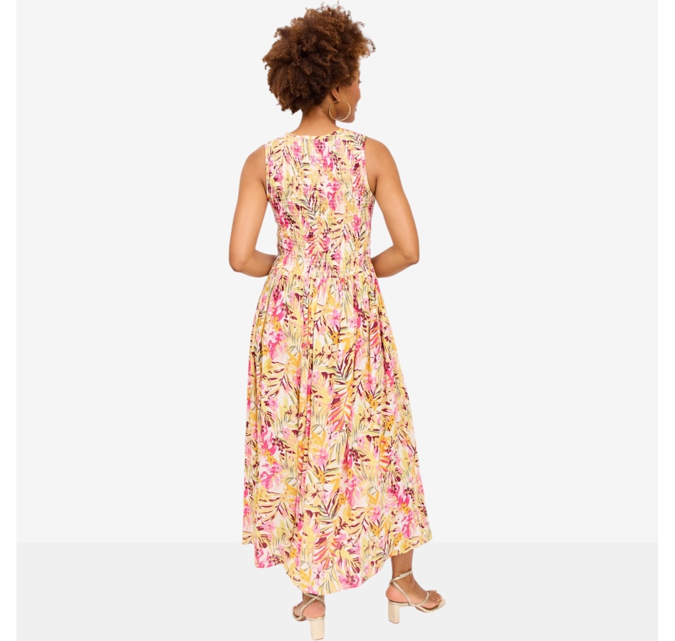 Image 125679_ALTMORE2.jpg, Product 125-679 / Price $110.00, Brian Bailey Printed Smocked Dress from Brian Bailey on TSC.ca's Fashion department