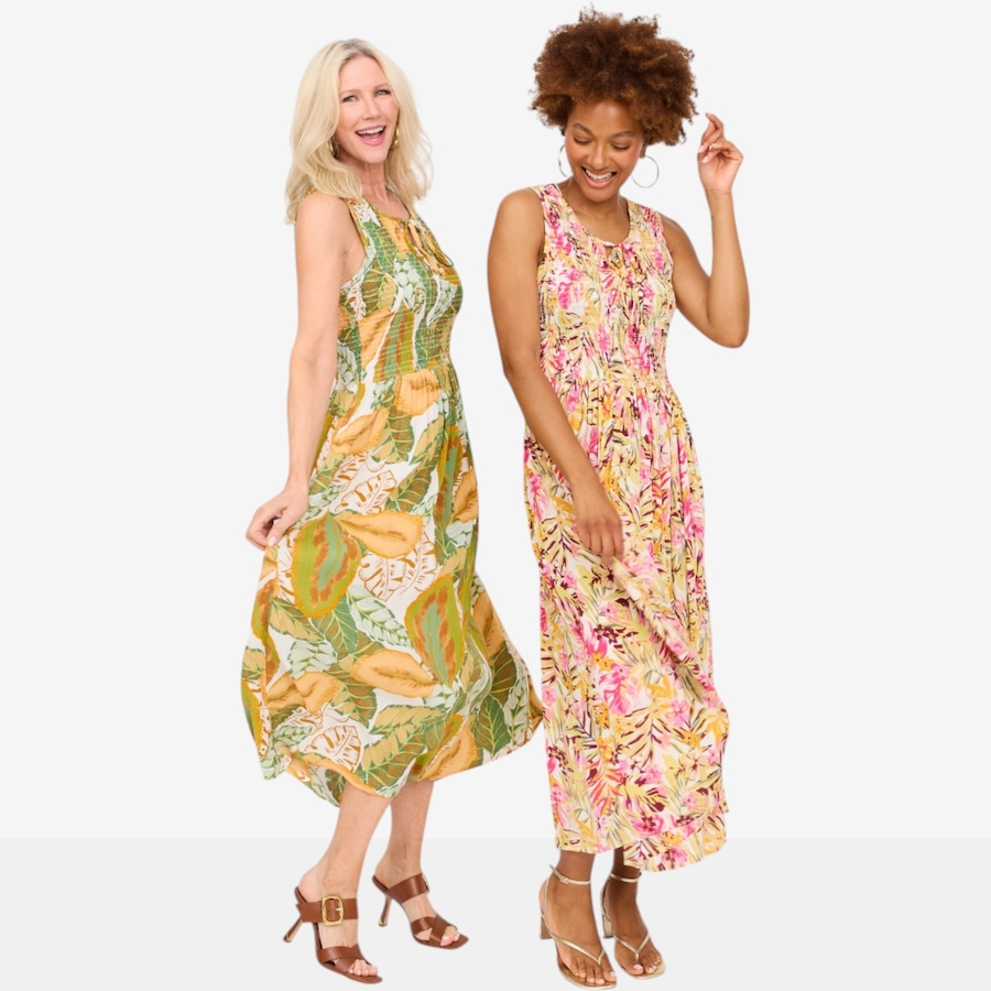 Image 125679_ALTMORE4.jpg, Product 125-679 / Price $69.88, Brian Bailey Printed Smocked Dress from Brian Bailey on TSC.ca's Fashion department