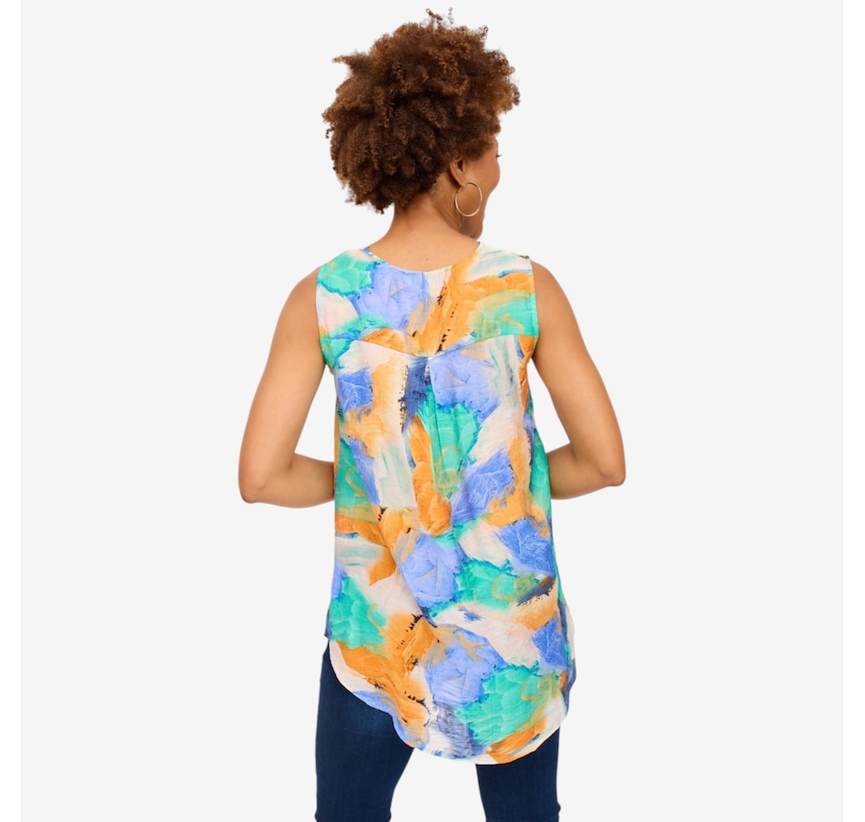 Image 125681_ALTMORE3.jpg, Product 125-681 / Price $90.00, Brian Bailey Printed Sleeveless Top from Brian Bailey on TSC.ca's Fashion department