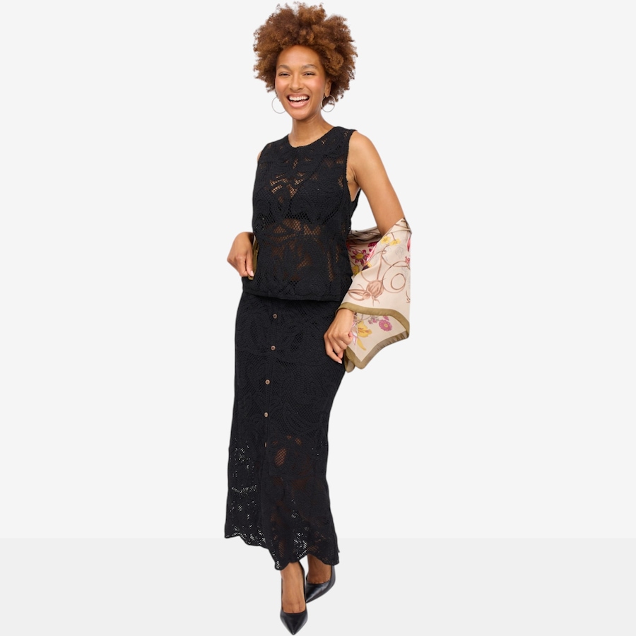 Image 125683_ALTMORE3.jpg, Product 125-683 / Price $175.00, Brian Bailey Crochet Lace Skirt from Brian Bailey on TSC.ca's Fashion department