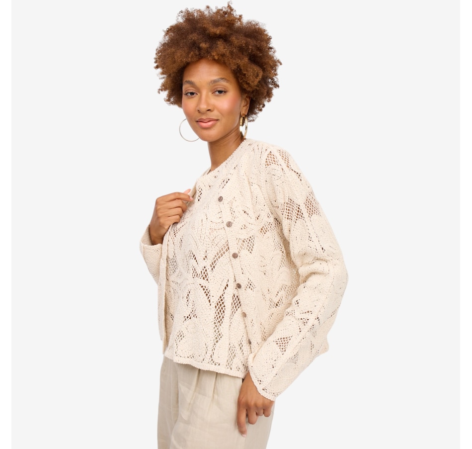 Image 125684_ALTMORE1.jpg, Product 125-684 / Price $190.00, Brian Bailey Crochet Lace Cardigan from Brian Bailey on TSC.ca's Fashion department