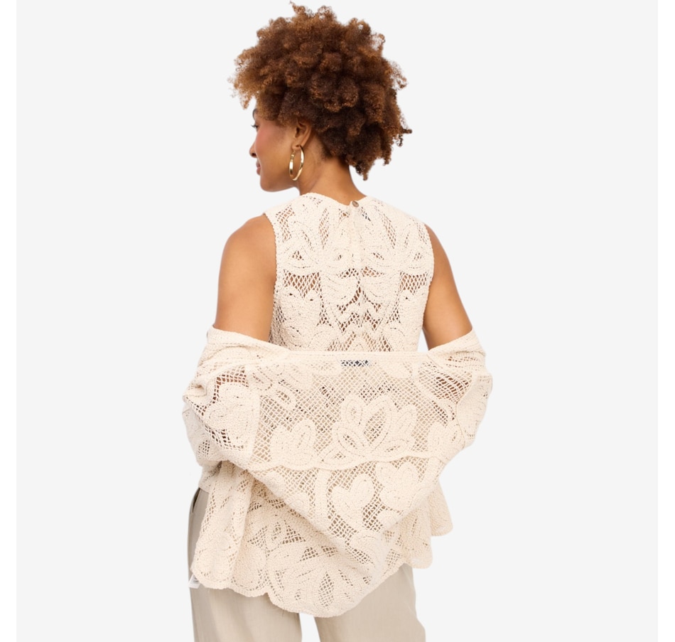 Image 125684_ALTMORE4.jpg, Product 125-684 / Price $190.00, Brian Bailey Crochet Lace Cardigan from Brian Bailey on TSC.ca's Fashion department