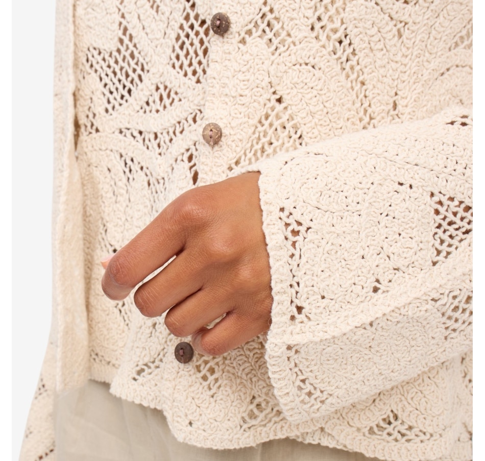 Image 125684_ALTMORE6.jpg, Product 125-684 / Price $190.00, Brian Bailey Crochet Lace Cardigan from Brian Bailey on TSC.ca's Fashion department