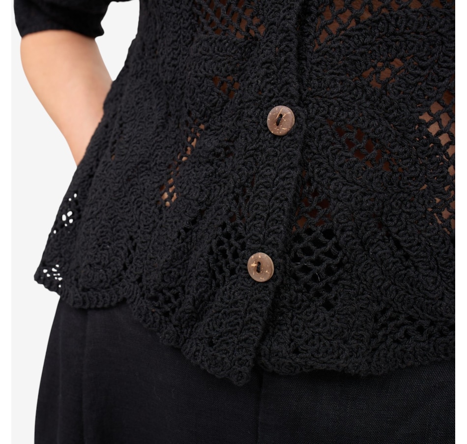 Image 125684_ALTMORE7.jpg, Product 125-684 / Price $190.00, Brian Bailey Crochet Lace Cardigan from Brian Bailey on TSC.ca's Fashion department