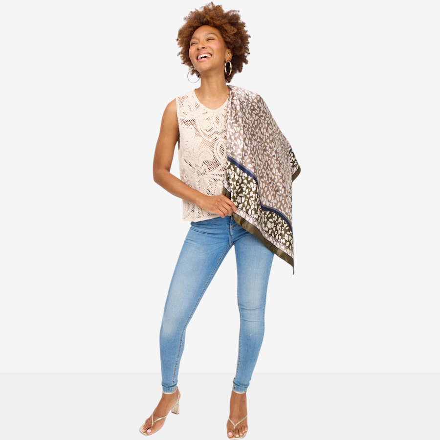 Image 125700_ALTMORE2.jpg, Product 125-700 / Price $90.00, Brian Bailey Printed Square Scarf from Brian Bailey on TSC.ca's Fashion department
