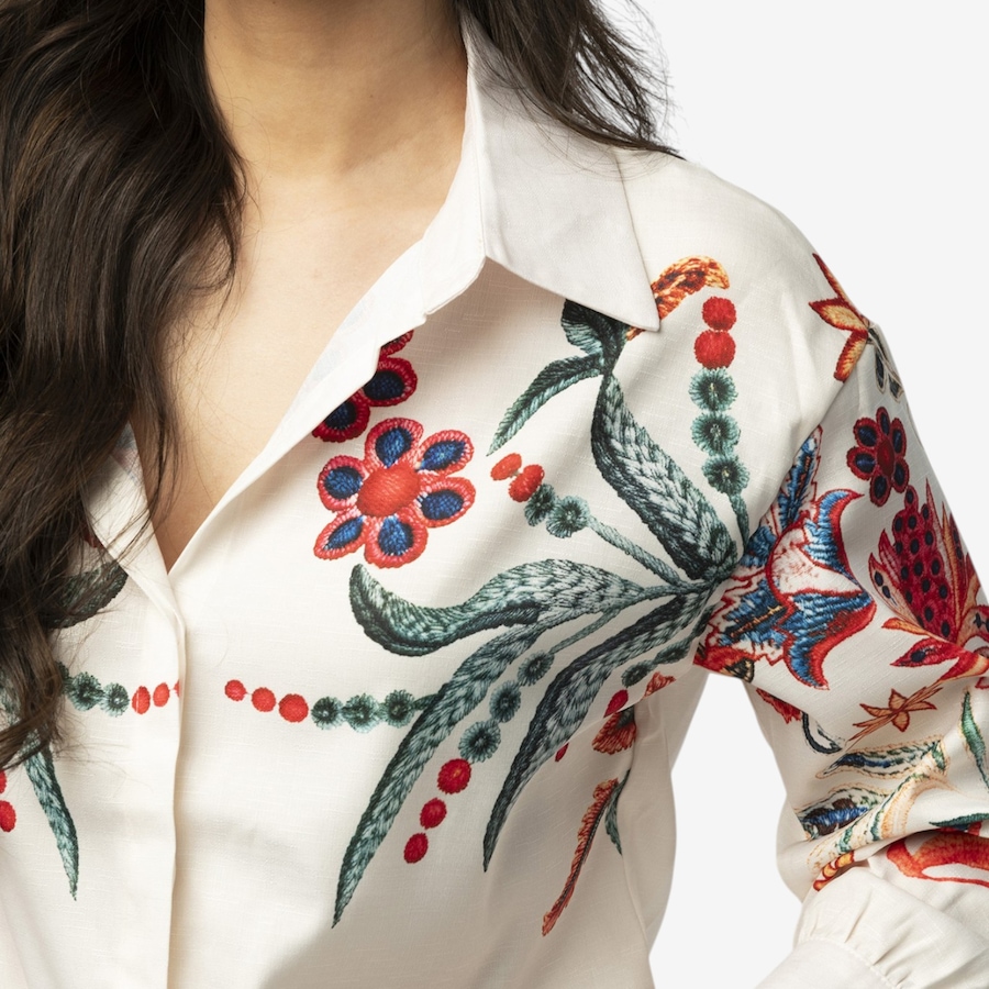 Image 125723_ALTMORE1.jpg, Product 125-723 / Price $59.88, Katherine Karambelas Embroidered Button Down Blouse from Katherine Karambelas on TSC.ca's Fashion department