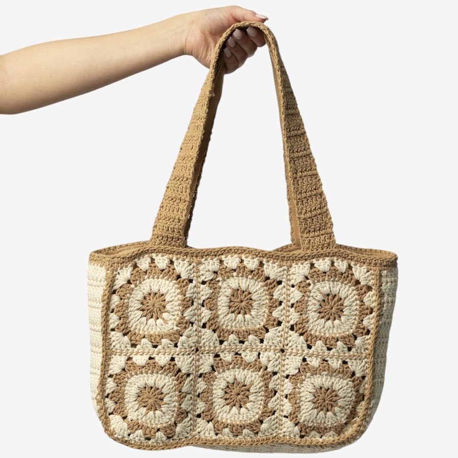 Image 125728_CRM.jpg, Product 125-728 / Price $49.88, Katherine Karambelas Woven Tote from Katherine Karambelas on TSC.ca's Fashion department