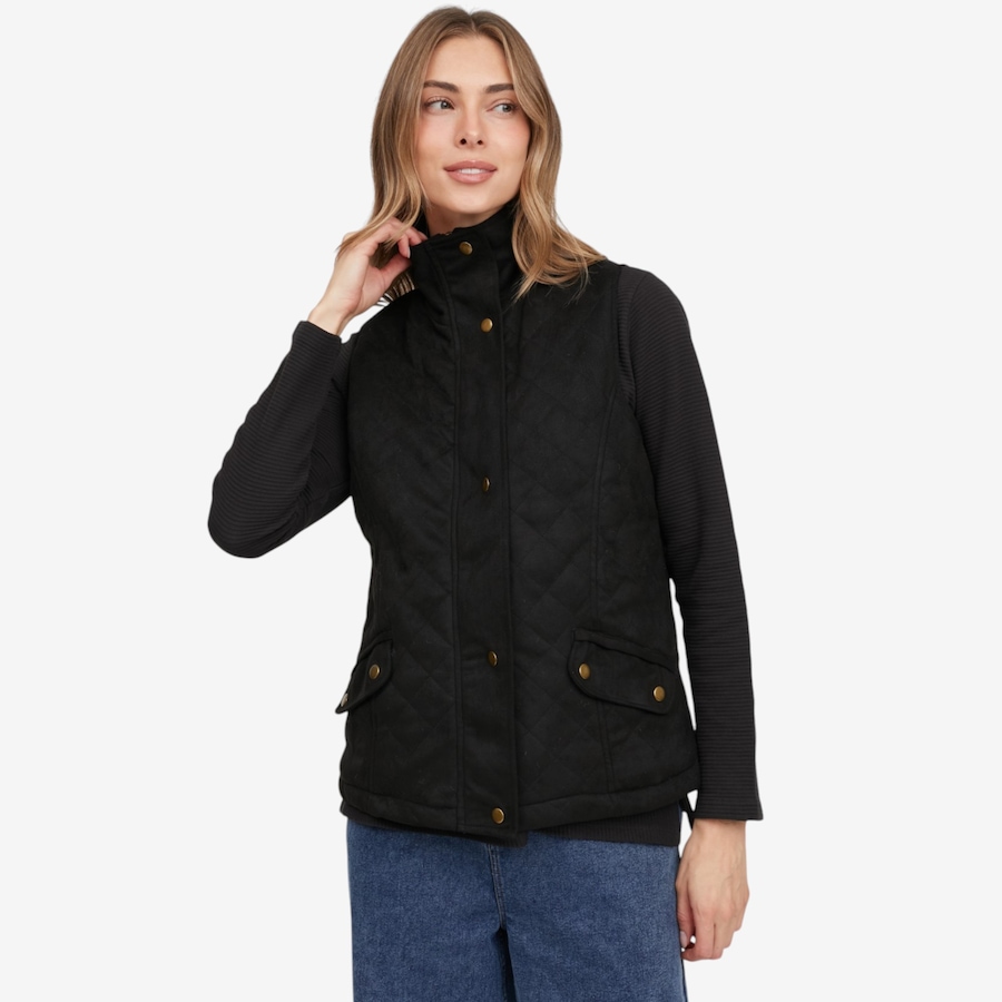 Image 125760_BLK.jpg, Product 125-760 / Price $99.99, Guillaume Quilted Faux Suede Vest from Guillaume on TSC.ca's Fashion department