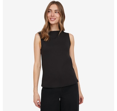 Guillaume Jersey Knit Open Neck Top
