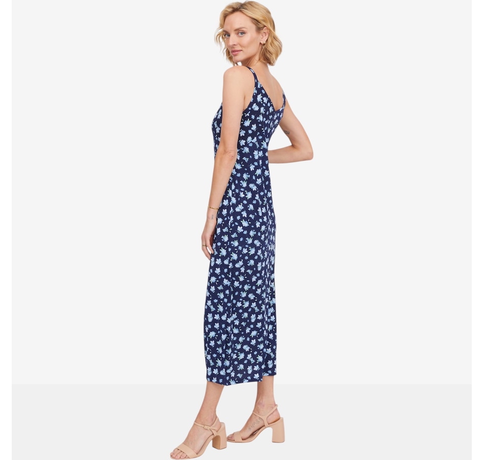 Image 125789_ALTMORE2.jpg, Product 125-789 / Price $78.99, Kim & Co. Brazil Knit Strappy Midi Dress with Side Slit from Kim & Co. on TSC.ca's Fashion department