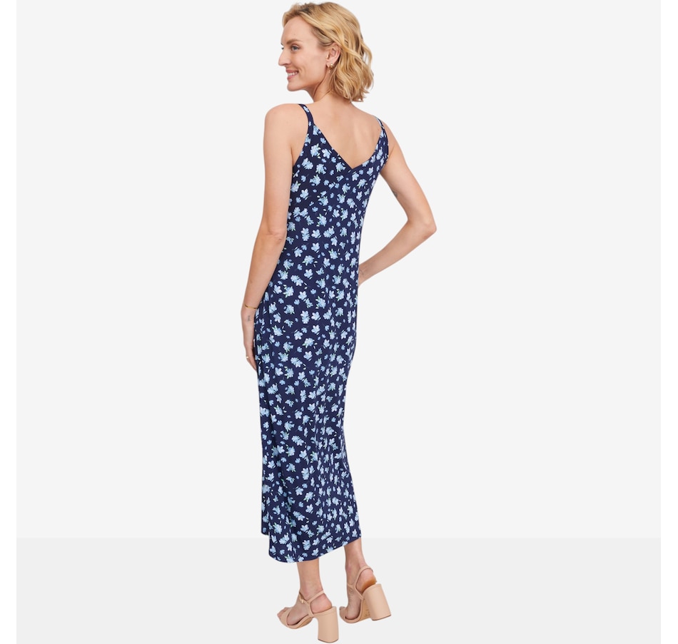 Image 125789_ALTMORE3.jpg, Product 125-789 / Price $78.99, Kim & Co. Brazil Knit Strappy Midi Dress with Side Slit from Kim & Co. on TSC.ca's Fashion department