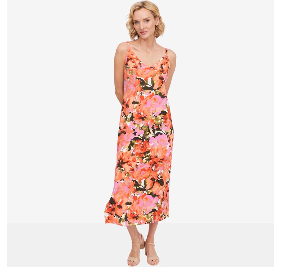 Image 125789_OMU.jpg, Product 125-789 / Price $78.99, Kim & Co. Brazil Knit Strappy Midi Dress with Side Slit from Kim & Co. on TSC.ca's Fashion department