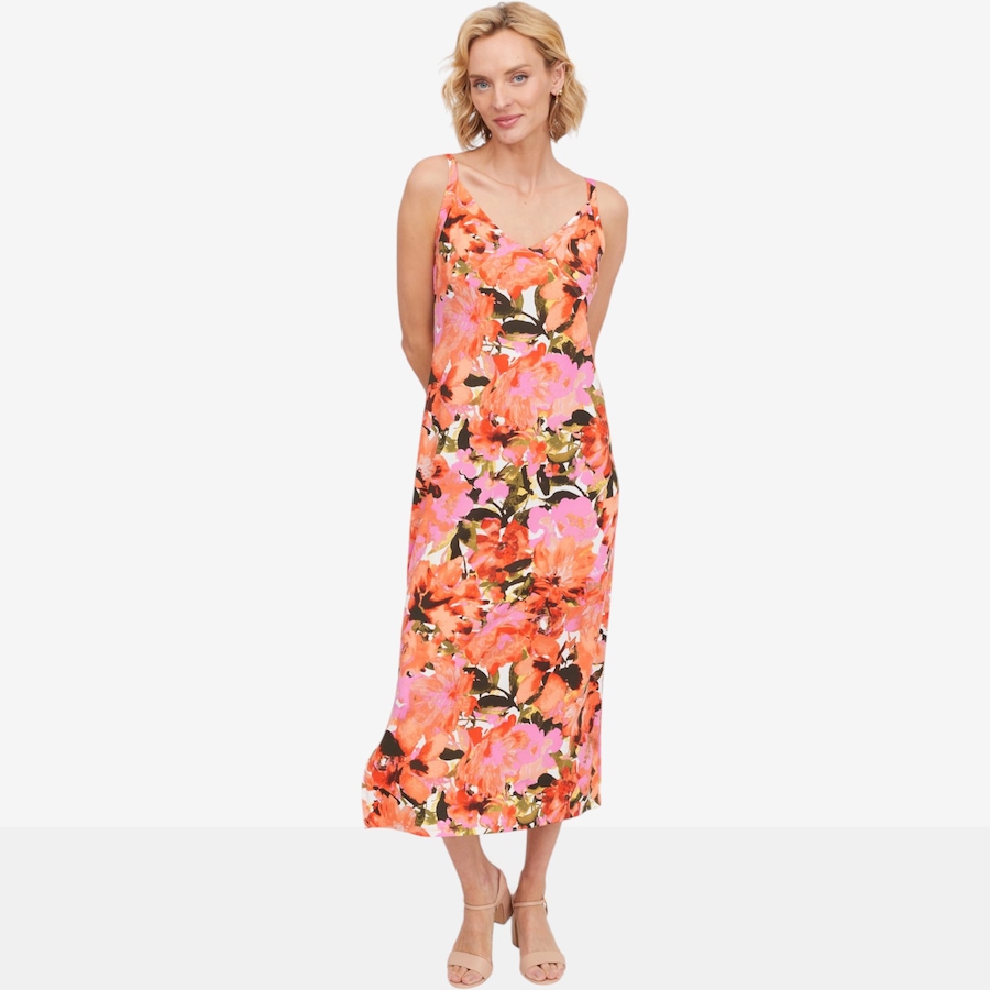 Image 125789_OMU.jpg, Product 125-789 / Price $78.99, Kim & Co. Brazil Knit Strappy Midi Dress with Side Slit from Kim & Co. on TSC.ca's Fashion department