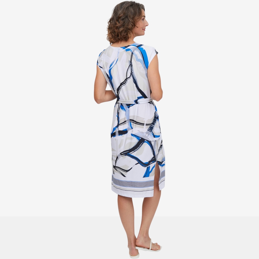 Image 125850_ALTMORE4.jpg, Product 125-850 / Price $114.99, Mr. Max Diana Brazil Knit Border Print Dress from Mr. Max on TSC.ca's Fashion department