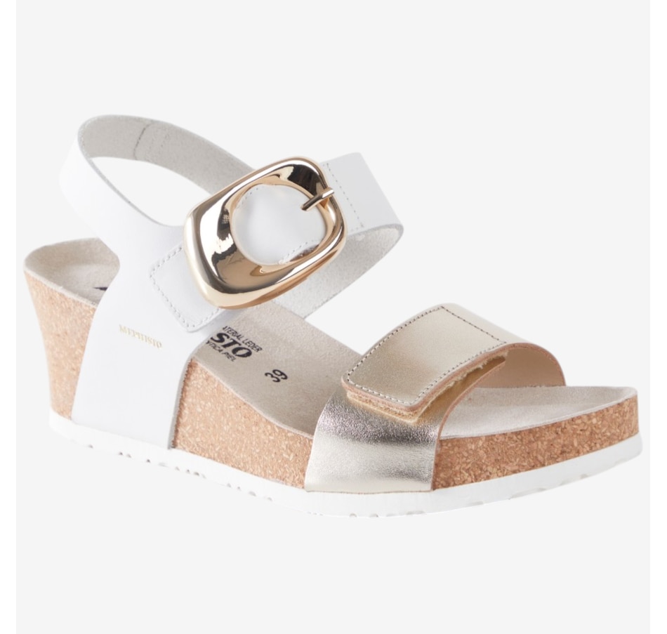 Image 125884_GLD.jpg, Product 125-884 / Price $345.00, Mephisto Leandre Wedge Sandal from Mephisto on TSC.ca's Shoes department