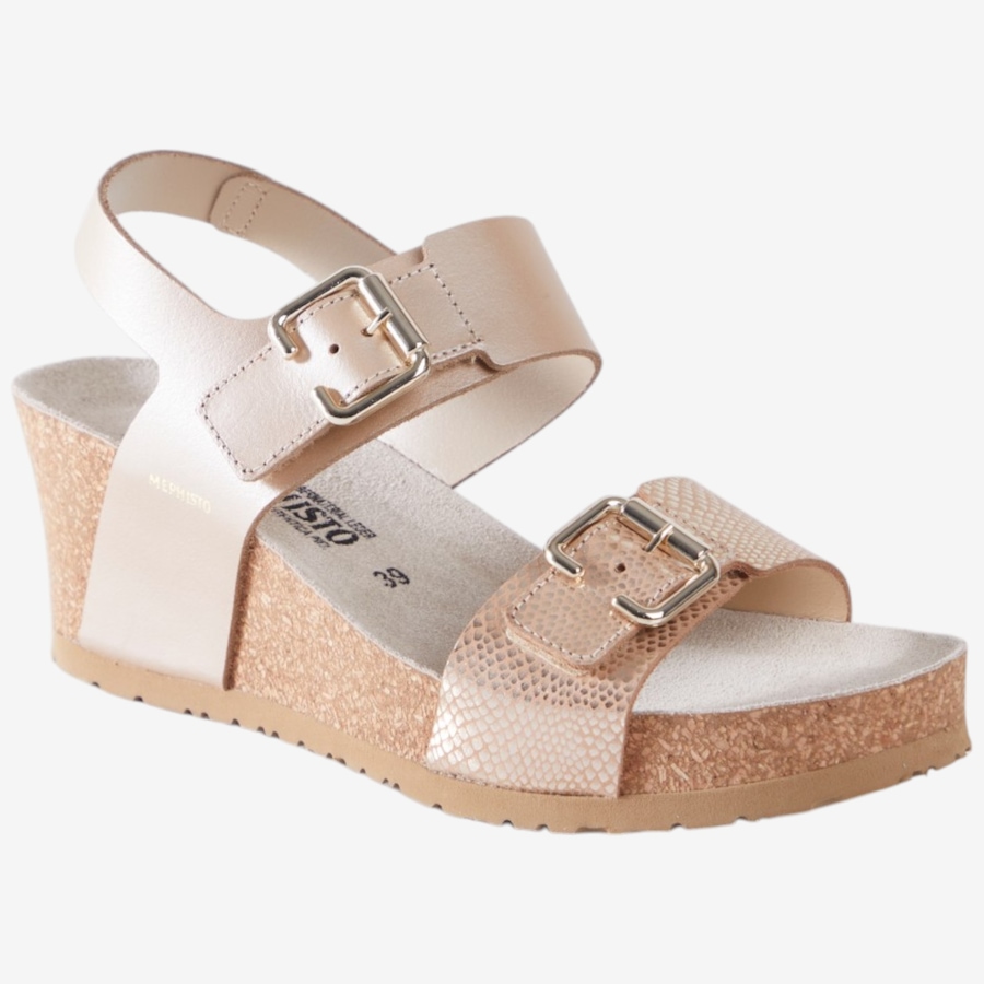 Image 125885_PLA.jpg, Product 125-885 / Price $345.00, Mephisto Lissandra Wedge Sandal from Mephisto on TSC.ca's Shoes department