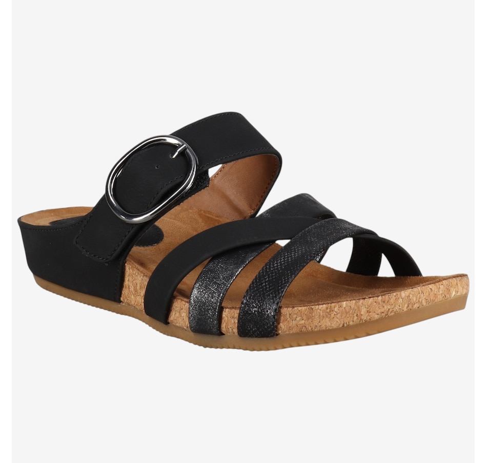 Image 126015_BLK.jpg, Product 126-015 / Price $89.99, Eurosoft by Soft Genalyn Sandal from Eurosoft by Soft on TSC.ca's Shoes department