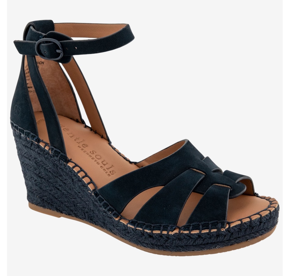 Image 126052_NVY.jpg, Product 126-052 / Price $255.00, Gentle Souls by Kenneth Cole Coolie Wedge Sandal from Gentle Souls By Kenneth Cole on TSC.ca's Shoes department