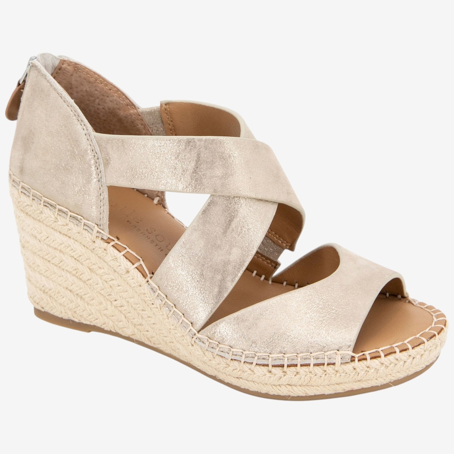 Image 126053_GRVL.jpg, Product 126-053 / Price $89.88, Gentle Souls by Kenneth Cole Corinne Wedge Sandal from Gentle Souls By Kenneth Cole  on TSC.ca's Shoes department