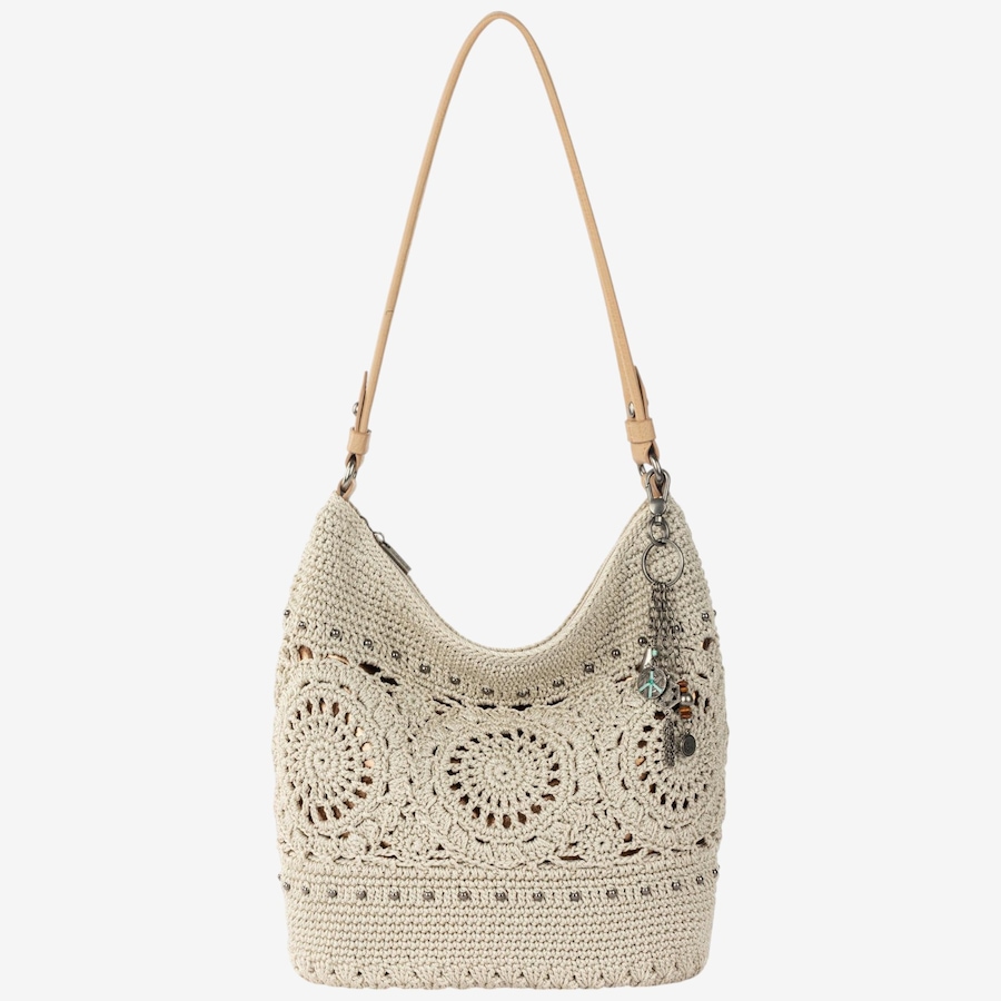 Image 126160_NAT.jpg, Product 126-160 / Price $259.99, The Sak Sequoia Crochet Hobo from The SAK Handbags on TSC.ca's Fashion department