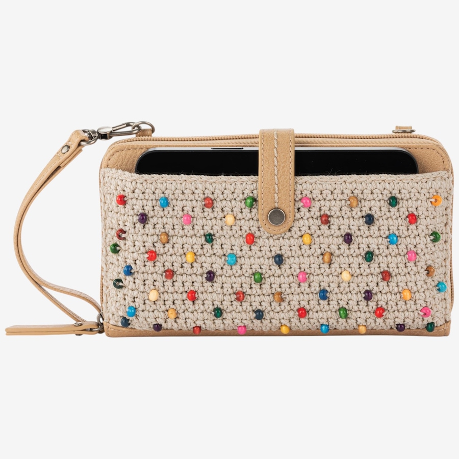 Image 126174_ECMU.jpg, Product 126-174 / Price $129.99, The Sak Smartphone Crochet 3-in-1 Wristlet from The SAK Handbags on TSC.ca's Fashion department