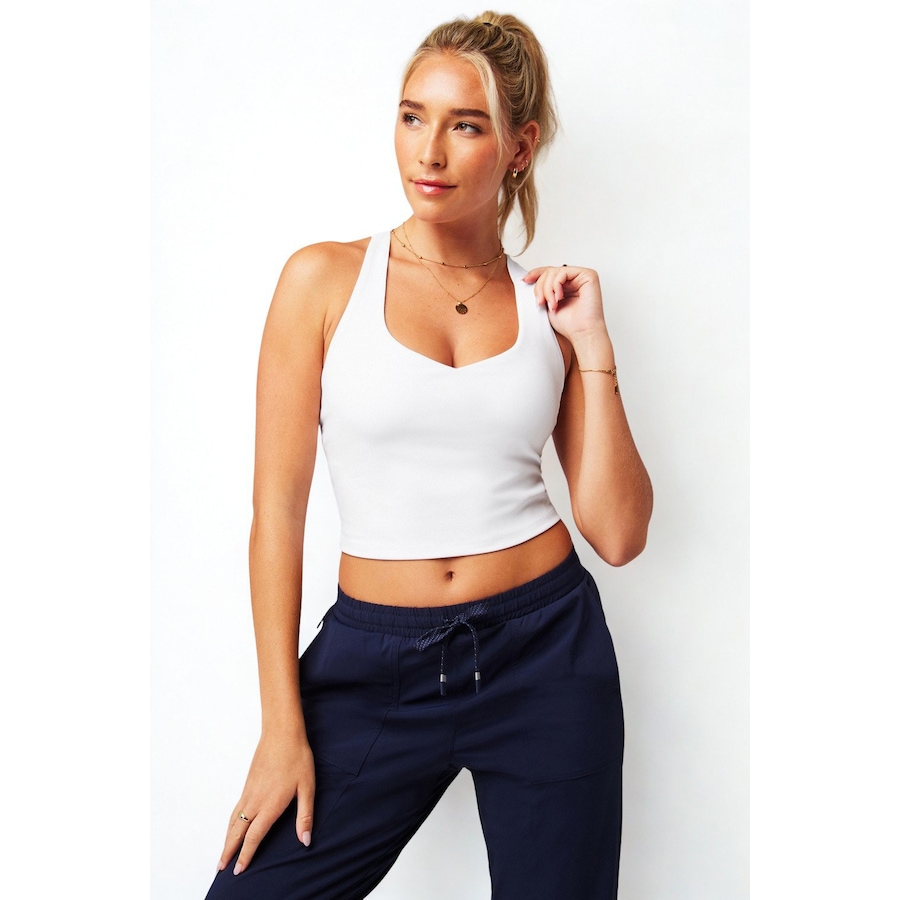 Image 126245_CLAWE.jpg, Product 126-245 / Price $69.00, Fabletics Anywhere Cropped Built In Bra Tank from Fabletics on TSC.ca's Fashion department