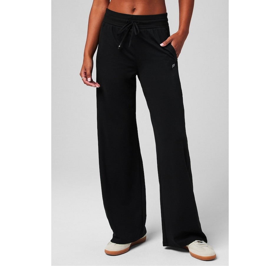 Image 126252_BLK.jpg, Product 126-252 / Price $118.00, Fabletics Cloud Jersey Wide Leg Pant from Fabletics on TSC.ca's Fashion department