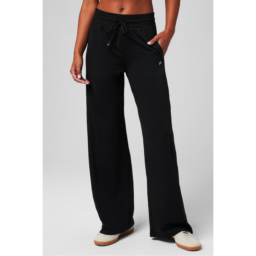 Image 126252_BLK.jpg, Product 126-252 / Price $118.00, Fabletics Cloud Jersey Wide Leg Pant from Fabletics on TSC.ca's Fashion department