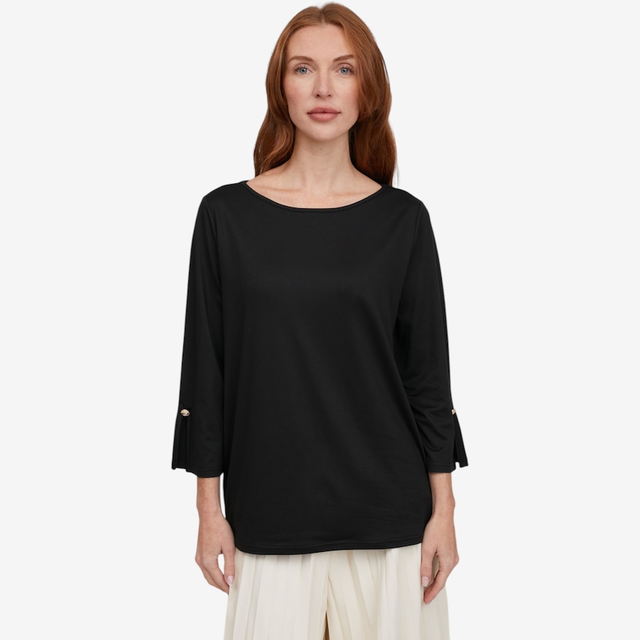 Image 126273_BLK.jpg, Product 126-273 / Price $54.99, C Wonder 3/4 Sleeve Yummy Knit Top from C. Wonder on TSC.ca's Fashion department