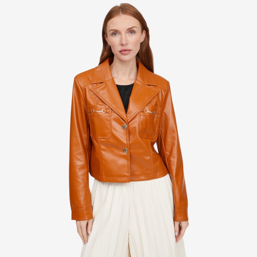 Image 126277_HAZ.jpg, Product 126-277 / Price $99.99, C Wonder Faux Leather Patch Pocket Jacket from C. Wonder  on TSC.ca's Fashion department