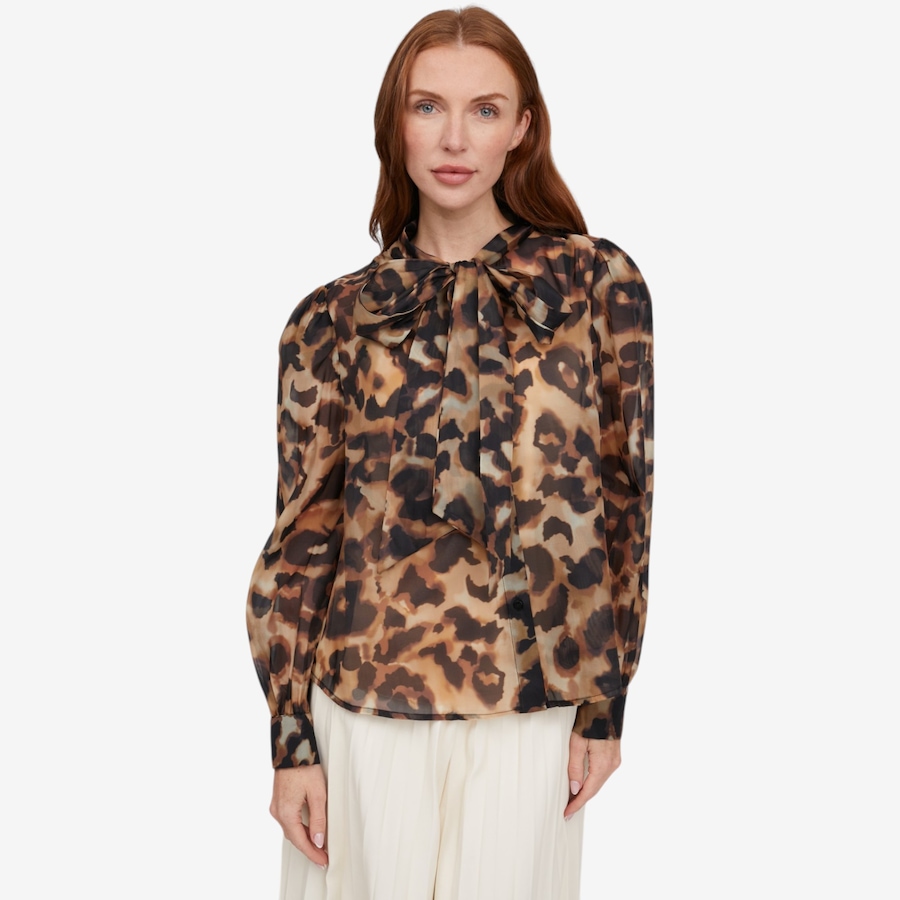 Image 126278_LEP.jpg, Product 126-278 / Price $89.99, C Wonder Printed Sheer Bow Blouse and Slip Cami from C. Wonder  on TSC.ca's Fashion department