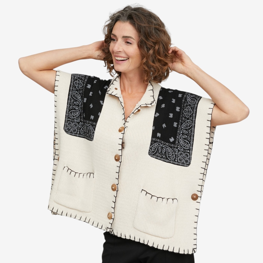 Image 126367_ALTMORE3.jpg, Product 126-367 / Price $179.99, Shannon Passero Bandana Poncho from Shannon Passero  on TSC.ca's Fashion department