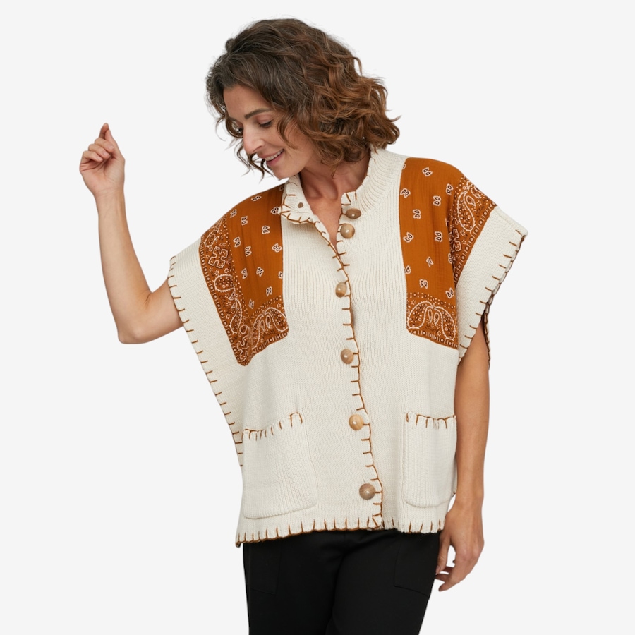 Image 126367_CCAM.jpg, Product 126-367 / Price $179.99, Shannon Passero Bandana Poncho from Shannon Passero  on TSC.ca's Fashion department