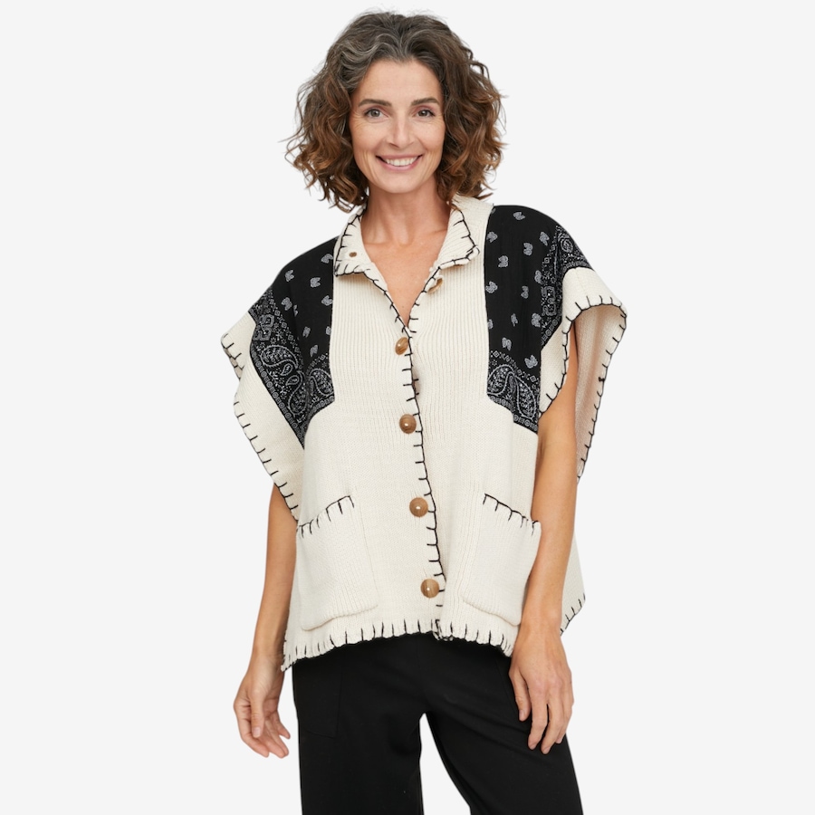Image 126367_CMB.jpg, Product 126-367 / Price $179.99, Shannon Passero Bandana Poncho from Shannon Passero  on TSC.ca's Fashion department